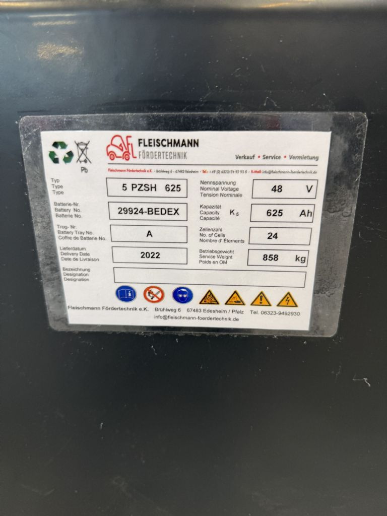 *Sonstige-48V Batterie 625 AH Bj.2022 -Antriebsbatterie-www.fleischmann-foerdertechnik.de