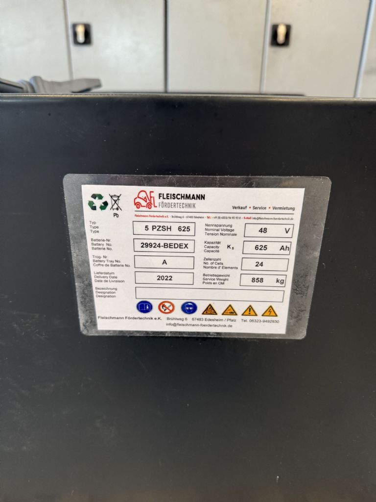 *Sonstige-48V Batterie 625 AH Bj.2022 -Antriebsbatterie-www.fleischmann-foerdertechnik.de