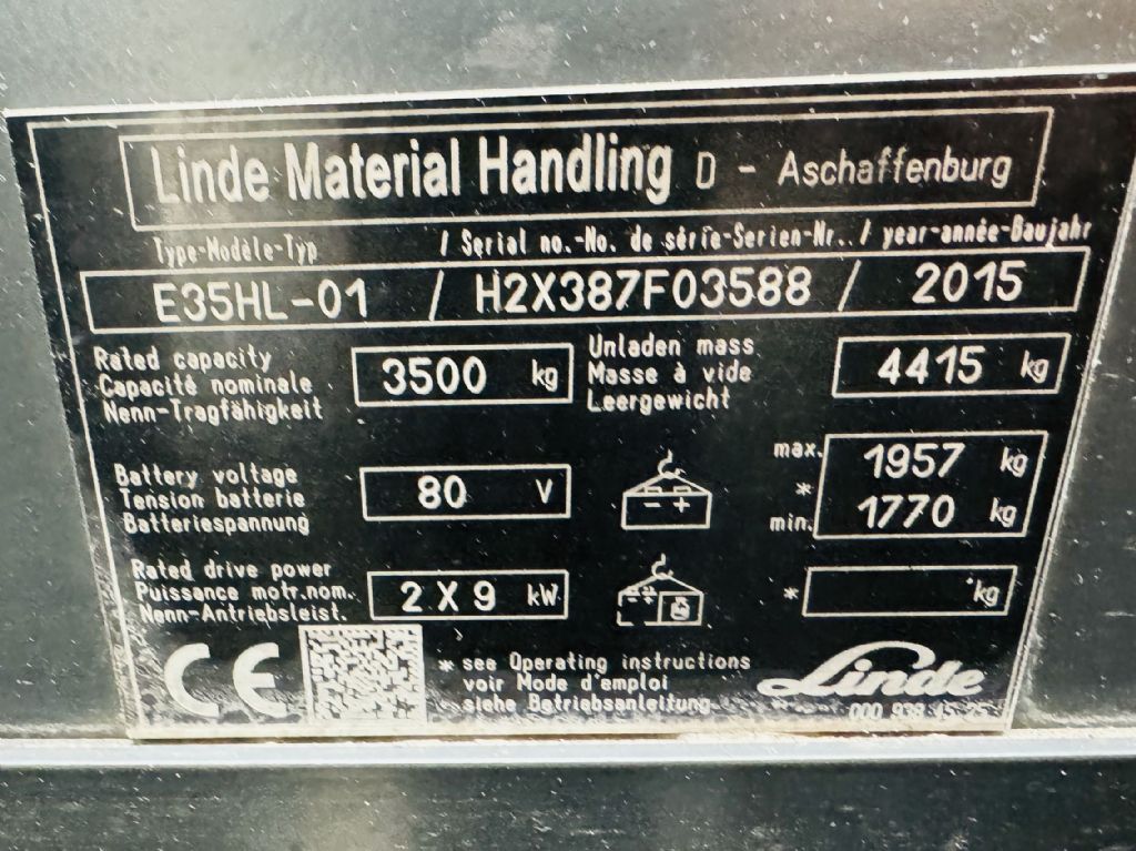 Linde-E 35 HL-01 Kabine Triplex Batterie Bj.19-Elektro 4 Rad-Stapler-www.fleischmann-foerdertechnik.de