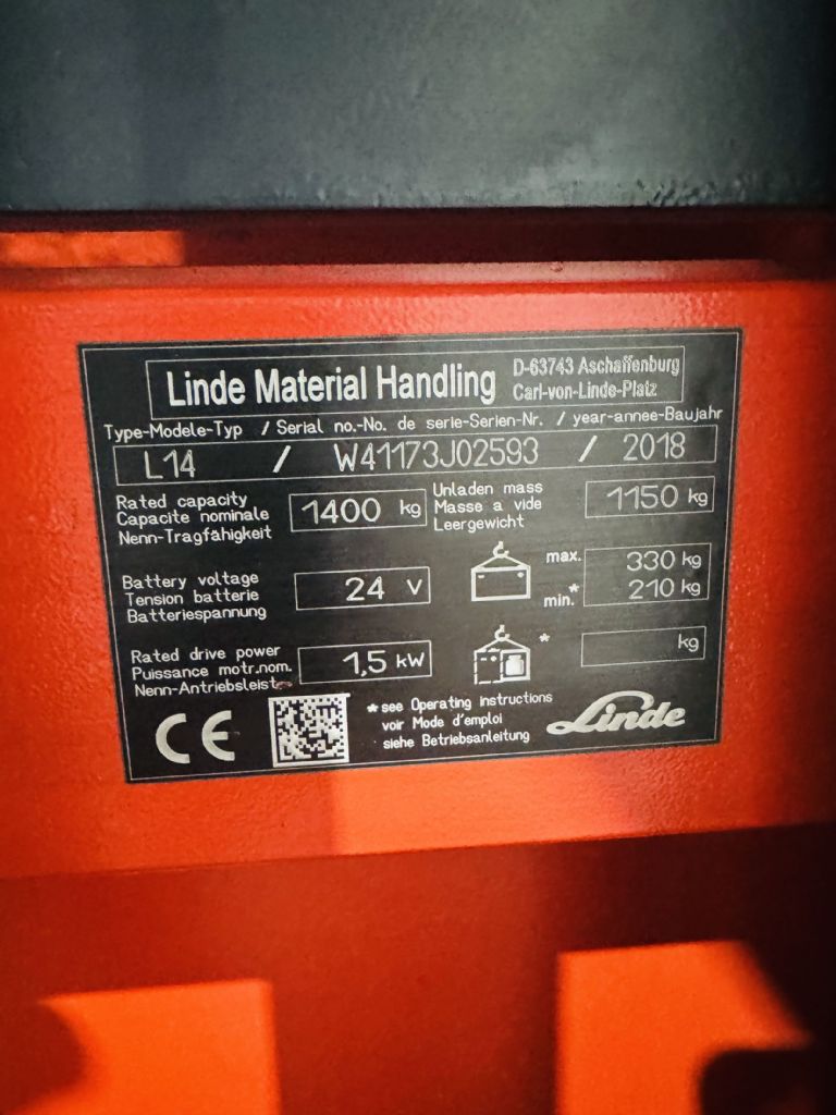 Linde-L 14 Triplex -Hochhubwagen-www.fleischmann-foerdertechnik.de