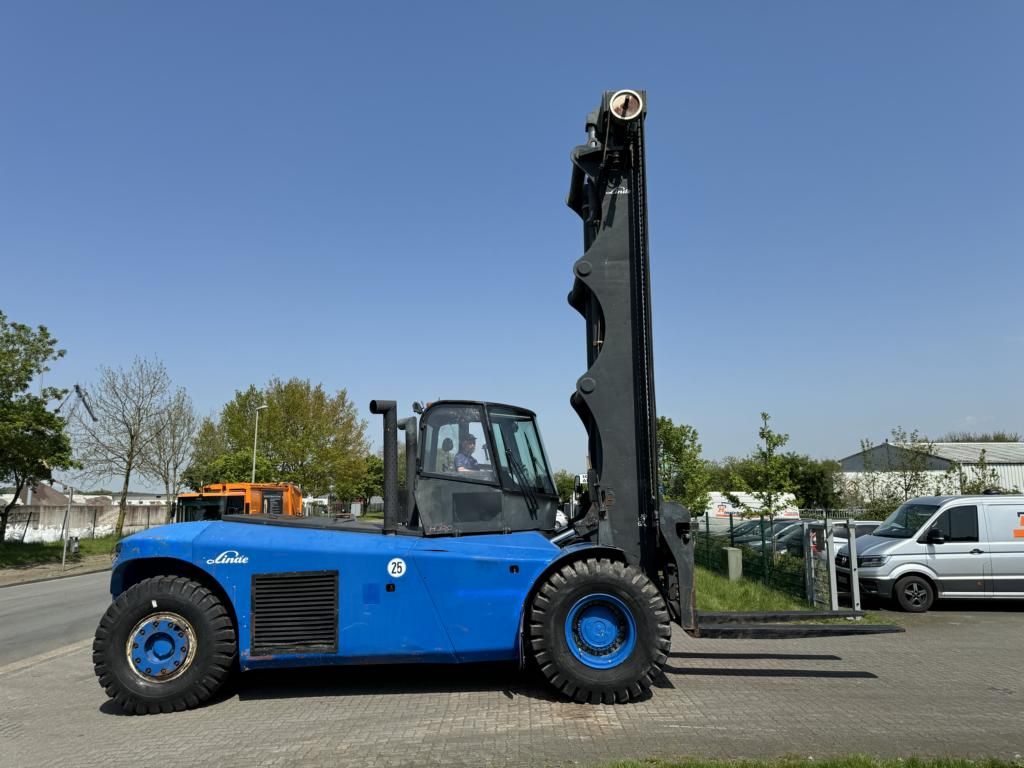 Linde-H320-Heavy Forklift - Diesel
