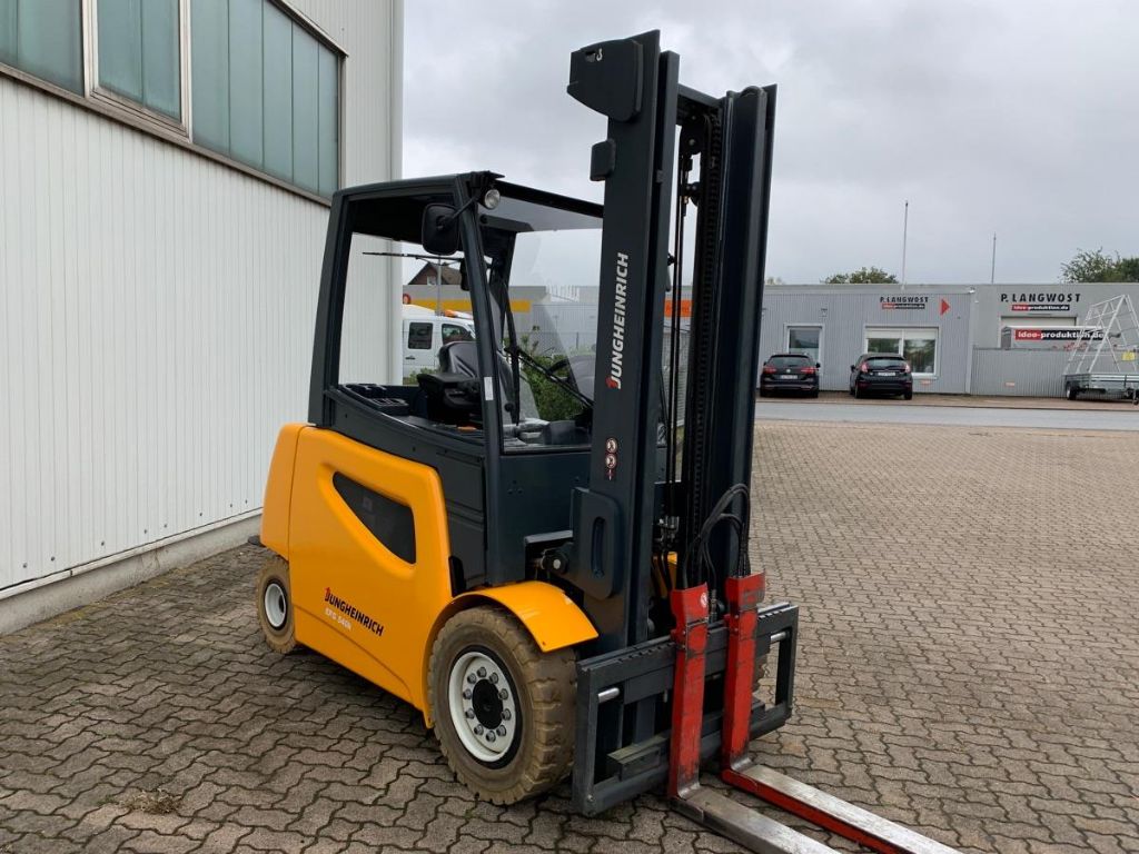 Used Forklift Jungheinrich Efg 540k 2 110 Std Electric 4 Wheel Forklift Mengel Forklift