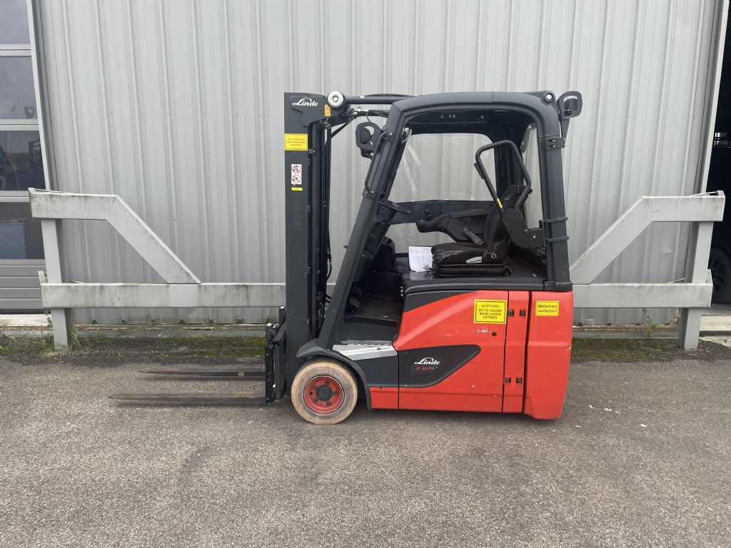 Linde E16 H-02 Elektro 3 Rad-Stapler www.sks-stapler.at