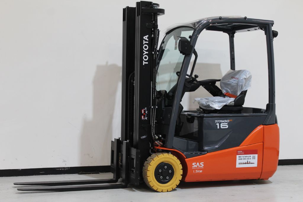 Toyota 8FBE16T Elektro 3 Rad-Stapler loeffler-gabelstapler.de